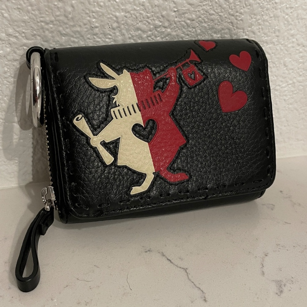 Disney White Rabbit Alice in Wonderland Vera Bradley Leather Wallet